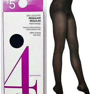 Avanti Regular Pantyhose Reinforced Toe One Size